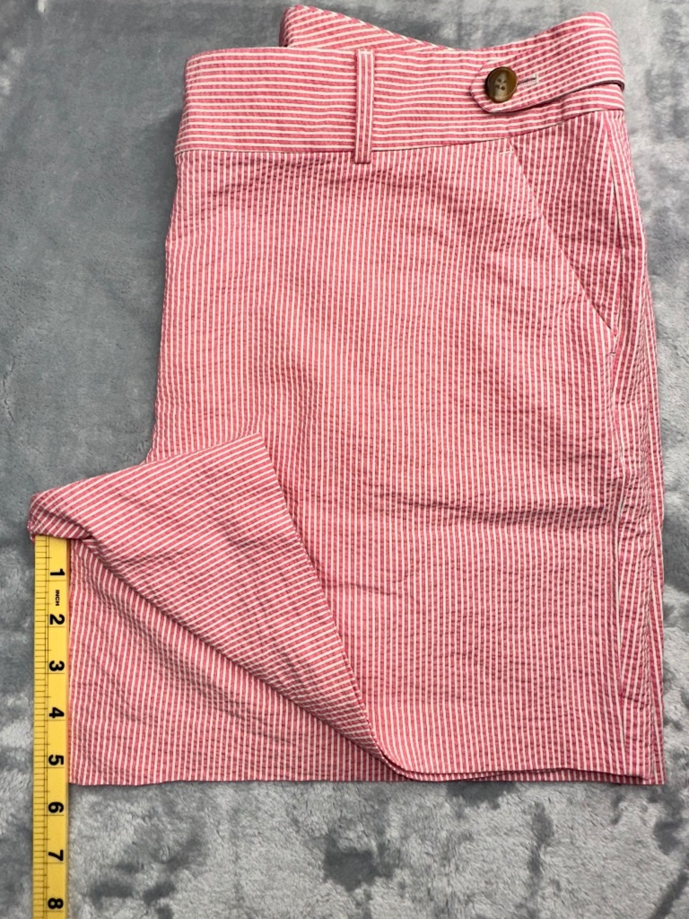 Ann Taylor Seersucker Shorts Women's Size 14. 5in inseam